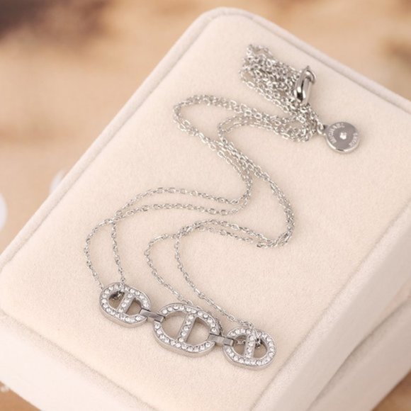 Michael Kors Gold-plated Diamond Double Necklace - Picture 1 of 7